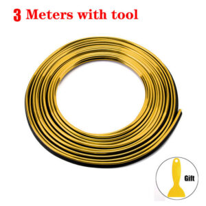 Universal Car Moulding Decoration Flexible Strips 5M/3M/1M Interior Auto Mouldings Car Cover Trim Dashboard Door Car-styling