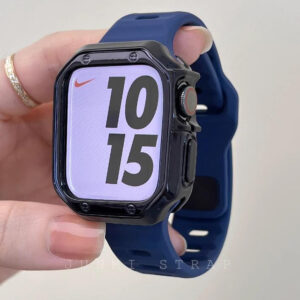 Soft Silicone Strap+Case For Apple Watch Band 49mm 45mm 44mm 42mm Bracelet Correa iWatch Ultra 2 38mm 40mm 41mm Watchband SE 9 8