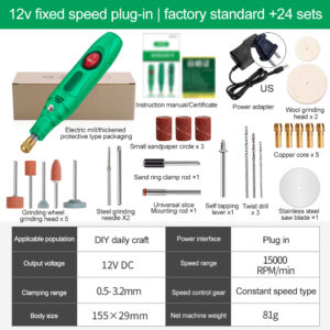 110-240V Mini Drill Polishing Engraver Pen Grinder Electric Rotary Tool Grinding Machine Miniature Household Tool