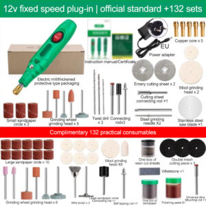110-240V Mini Drill Polishing Engraver Pen Grinder Electric Rotary Tool Grinding Machine Miniature Household Tool