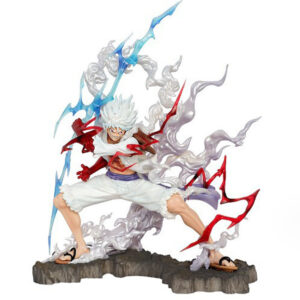 28cm One Piece Anime Figure Sun God Nika Luffy Gear 5 Version Statue Action Figure Model Doll Decoration Collection Toys Gifts