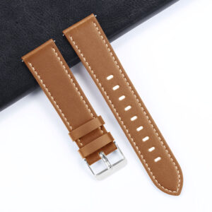 20mm 22mm Genuine Leather Watch Strap Band for Huawei WatchGt 2 3 Pro for Amazfit GTR Bracelet Quick Release Men Women WristBelt