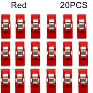 50PCS Multipurpose Sewing Clips Colorful Clips Plastic Craft Crocheting Knitting Safety Clips Assorted Color Binding Clips Paper