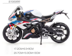 1/12 BMW S1000RR Motorcycle Toy 1:12 RMZ City Diecast Metal Racing Model Super Sport Miniature Collection Gift For Boy Children