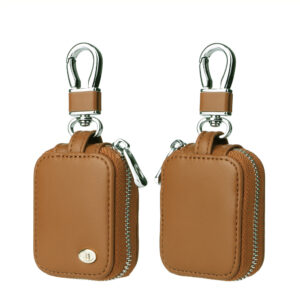 Leather Protective Cases Bluetooth Headset Bag for Apple Airpods 1 2 3 Air Pods Pro Pro2 Universal Case with Mesh Pocket