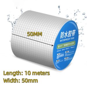 10M Butyl Rubber Tape Waterproof Durable High And Low-temperature Resistance Tape Wall Crack Roof Duct Repair Adhesive Fix Tape
