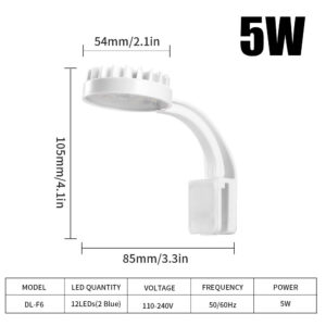 Aquarium Mini Light Led Clip For Plants Aquatic Freshwater Water Grass High Brightness Low Temperature USB Fish Tank Lamps