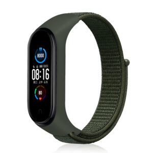 Bracelet for Mi Band 7 6 5 Strap Nylon Sport Loop Watch Belt Miband Strap Wristband for Xiaomi Mi Band 4 3 Bracelet Nylon Strap