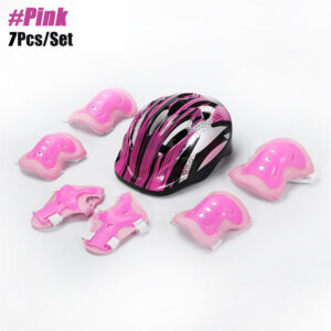 Kids Bike Helmet Knee Elbow Wrist Pads,Toddler Helmet with Protective Gear Set,for Bicycle Cycling Skateboard Scooter Skating