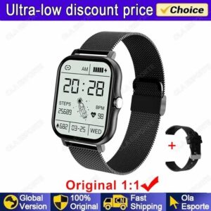 Smart Watch For Men Women Gift For Xiaomi Full Touch Screen Sport Fitness Watches BT Call Digital Smartwatch Wristwatch 2024 New