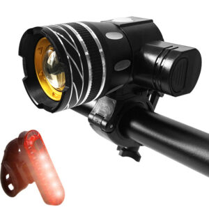 15000LM T6 LED Light Bike/Bicycle/Light Set USB Rechargeable Headlight/Flashlight Waterproof Zoomable Cycling Lamp for Bike