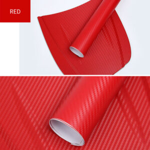 3D Carbon Fiber Car Stickers Roll Wrap Motorcycle DIY Styling Vinyl Colorful Decal for Car Exterior Interior Protection Film