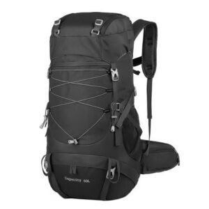 WESTTUNE 50L Hiking Backpack with Rain Cover Multifunctional Mountaineering Bag Outdoor Rucksack for Travel Trekking Camping