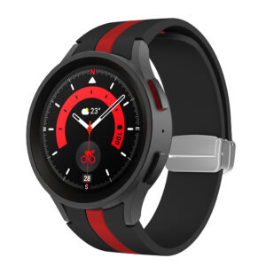 Silicone Strap for Samsung Galaxy Watch 6 Classic 43mm 47mm Watch 6 40mm 44mm Magnetic Buckle Band For Watch 4/5/5 Pro 44mm 40mm