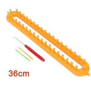 1 Set Rectangle Round DIY Knitting Loom Scarf Sweater Hat Shawl Stitching Knit Handmade Craft Weaving Braiding Tool