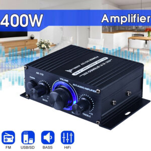 Home Digital Amplifiers Hifi Stereo Audio Power Amplifier 200W+200W Dual Channel Power Amp 125x75x40mm 1-2pcs
