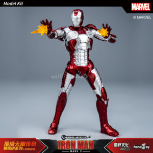 Original Fondjoy Iron Man Figurine Action Figure Mark I II III IV V VI VII Model Toy 26cm GK Collection Decoration Birthday Gift