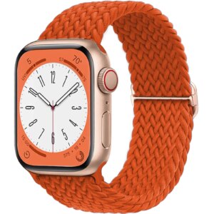 Braided Solo Loop For Apple watch Ultra band 40mm 44mm 41mm 38mm 49mm 45mm Elastic Nylon bracelet iWatch series 9 8 7 3 se strap