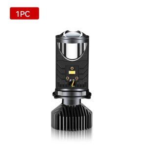 H4 LED Projector 20000LM 90W Car Headlight Bulbs Bi LED Lens Projector H4 Mini Projector Lens Headlight Projector LHD 12V 24V
