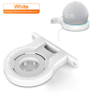 Echo Dot Wall Mount Holder For Amazon Alexa Echo Dot 4 5 3rd Generation Speaker Bracket Space Saving With Cord Management Stand