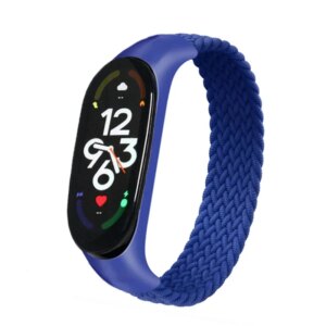 Braided Solo Loop for xiaomi Mi band 7 Strap Nylon watchband NFC Bracelet smart Watch Miband6 belt correa on Mi band 7 6 5 4 3 8