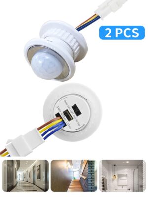 Motion Sensor Light Switch 220V 110V Pir Presence Sensor for Lighting Time Delay Adjust Movement Detector Lamp Automatic Switch