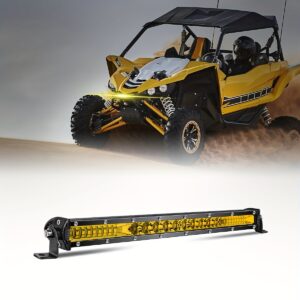 10″ 20″ inch LED Light Bar Off Road White Yellow Spot FLood Beam LED Work Light Bar for Car Atv Truck Suv Utv Driving Fog Light