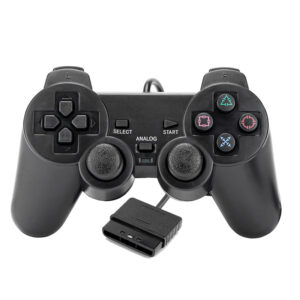 DATA FROG Wired Plug and Play Gamepad for PS2 Double Vibration Joystick Controller for Sony Playstation2 Console Accessories