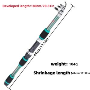 1.8m Super Hard Sea Poles Set Portable Seaing Pole Throwing Rod Remote Throw Rods Fiberglass