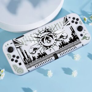 Game element Case for Nintendo Switch OLED, NS Game Accessories,Handheld Separable Shell for NS Joycon, Switch Cover