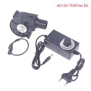 7530 Smelting Metal Fan Portable Air Blower 2500R Centrifugal Radial Air Cooler Metal Fan BBQ Blower Charcoal Cooling Cooler Fan