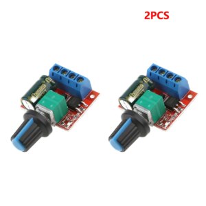 6-1PCS 5A 90W PWM 12V DC Motor Speed Controller Module DC-DC 4.5V-35V Low Voltage Motor Speed Controller Adjustable Drive Module