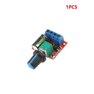 6-1PCS 5A 90W PWM 12V DC Motor Speed Controller Module DC-DC 4.5V-35V Low Voltage Motor Speed Controller Adjustable Drive Module