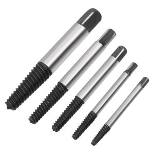 DIYWORK Drill Bit Set Convenience Damaged Screw Extractor 5 Pcs/set Practical Tools Screw Extractor Set Broken Bolt Remover