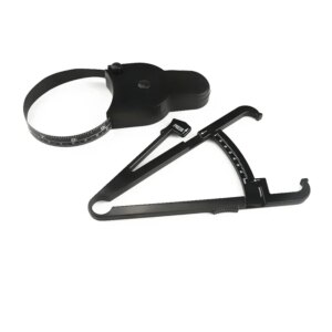 70mm Skinfold Body Fat Caliper Set with Measure Tape Body Fat Monitors Body Fat Tester Skinfold Measurement Tool