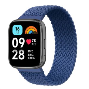 Braided Solo Loop Strap For Redmi Watch 3 lite Nylon Band For Xiaomi Watch3 Active Wristband Elastic Weave Bracelet Correa Belt