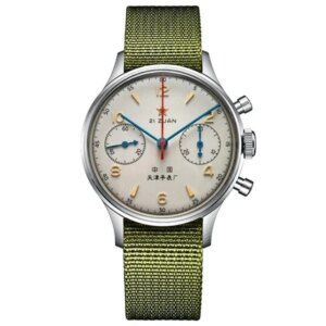 Men’s watches 1963 pilot watch 38mm waterproof retro quartz chronograph