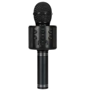 WS858 Professional Handheld Wireless Karaoke Microphone USB Speaker Microphone for Kids Music Player Singing Recorder KTV