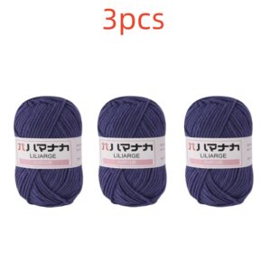 Milk Sweet Soft Cotton Baby Knitting Wool Yarn Thick Yarn Fiber Velvet Yarn Hand Knitting Wool Crochet Yarn for DIY Sweater