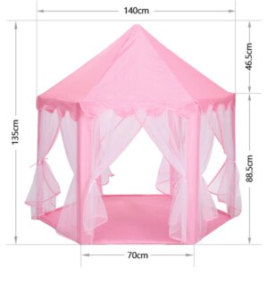 Portable Children’s Tent for Kids Tent Toys Girls Princess Castle Tipi Infantil Children’s House Vigvam Teepee Baby Tent Gifts