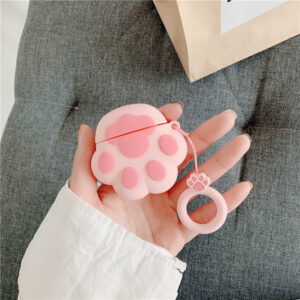 Cute 3D Cartoon Cat Paw Shaped Silicone Bluetooth Wireless Earphone Case For Airpods 1/2/3/Pro – Soft & Protective Accessories