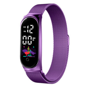 M8 Milanese strap watch square new led electronic bracelet fashionable touch waterproof electronic watch