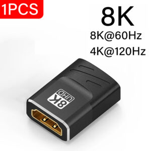 8K HDMI 2.1 Extender Female To Female HDMI-Compatible for Laptop PC TV PS3 PS4 Monitor HDMI Cable Extension Adapter Connector