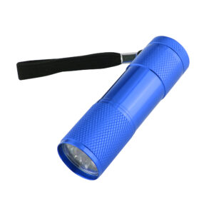 9LED Mini Flashlight Outdoor Portable Ultraviolet Torch Anti-skid Detector Lamp Fluorescent Tester Instruments