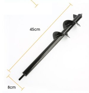 Metal Drill Bit Set Steel Gardening Tools Spiral Rod Loose Soil Digging Pit Sowing Planting Flowers And Trees Plant Tool