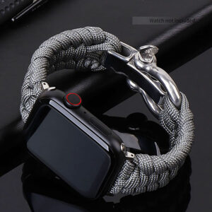 Nylon Rope Strap For Apple Watch Band Ultra 2 49mm 8 7 45mm Outdoor Sport Watchband for IWatch Series SE 6 5 4 3 44mm 42mm 2