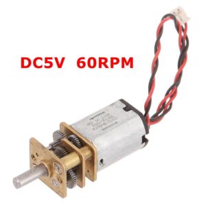 1pc DC 3V-12V 60RPM Slow Speed Micro Mini N20 Full Metal Gearbox Gear Reducer Motor dropshipping