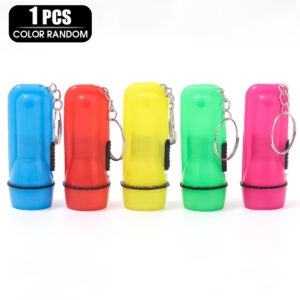 Mini Pen-Shaped Flashlight Aluminum Alloy Waterproof LED USB Charge Bike Light 360 Degree Rotating Cycling Flashlight Holder 1Pcs