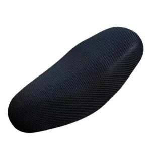 Black Motorcycle Mesh Seat Cover Electric Bike Net Breathable Protector Motorbike Scooter Seat Covers Anti-skid Pad