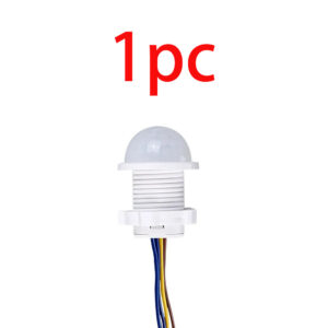 1-4PCS Mini PIR Motion Sensor Light Switch AC 110V- 240V Human Body Infrared Detector Auto On Off For Home No Adjustable Delay